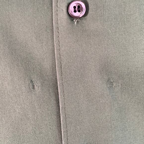 DSQUARED2 Size M Green Cotton Blend Spread Collar Long Sleeve Shirt - Picture 4 of 9